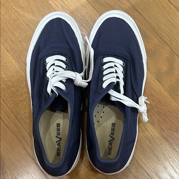 Women’s size 9 SeaVees Dark Blue Canvas Shoes - Picture 5 of 10